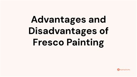 A disadvantage to creating a fresco painting is that it requires meticulous planning and execution, which can be both time-consuming and unforgiving to mistakes.